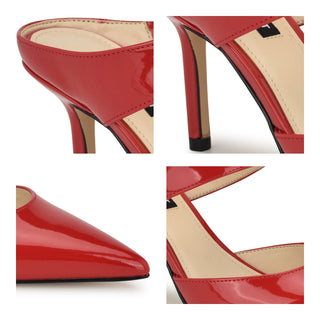 Zapato Destalonado NINE WEST Wndarian3  Piel acabado charol Color Rojo