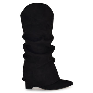 Bota NINE WEST Wnamazin2  Gamuza Color Negro