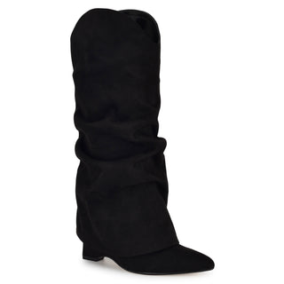 Bota NINE WEST Wnamazin2  Gamuza Color Negro