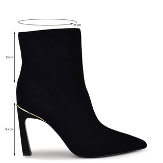 Botín NINE WEST Wnbaey  Gamuza Color Negro