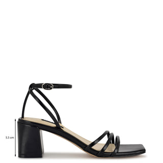 Sandalia NINE WEST Wnembae3  Charol piel Color Negro