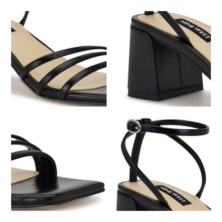 Sandalia NINE WEST Wnembae3  Charol piel Color Negro