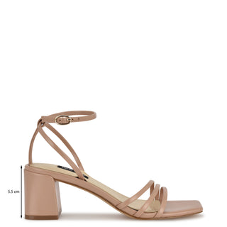 Sandalia NINE WEST Wnembae3  Charol piel Color Beige