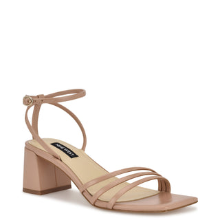 Sandalia NINE WEST Wnembae3  Charol piel Color Beige