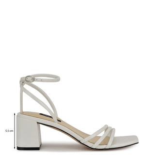 Sandalia NINE WEST Wnembae3  Charol piel Color Blanco