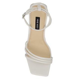 Sandalia NINE WEST Wnembae3  Charol piel Color Blanco