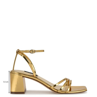 Sandalia NINE WEST Wnembae3  Sintetico Color Metalico