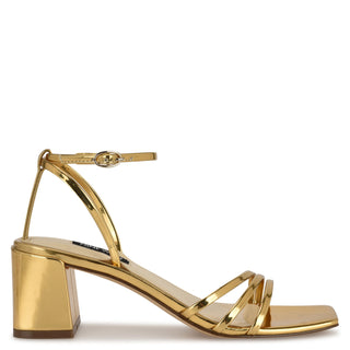 Sandalia NINE WEST Wnembae3  Sintetico Color Metalico