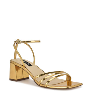 Sandalia NINE WEST Wnembae3  Sintetico Color Metalico