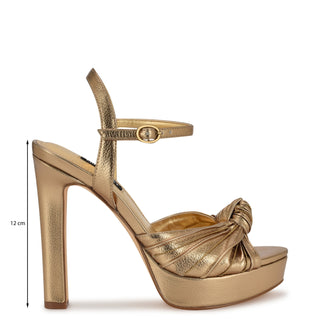 Sandalia NINE WEST Wnwinne3  Sintetico Color Metalico