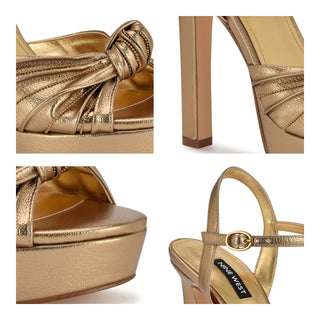 Sandalia NINE WEST Wnwinne3  Sintetico Color Metalico