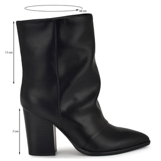 Bota con Tacon NINE WEST Wnchaye3  Sintetico Color Negro