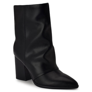 Bota Con Tacon Chaye3 Sintetico Negro Nine West