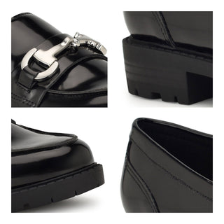 Mocasin NINE WEST Wnnewdale3  Charol piel Color Negro