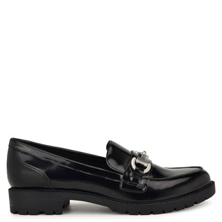 Mocasin NINE WEST Wnnewdale3  Charol piel Color Negro