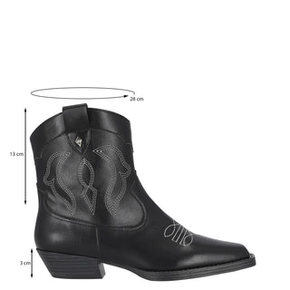 Botin WESTIES Wemihar  Sintetico Color Negro