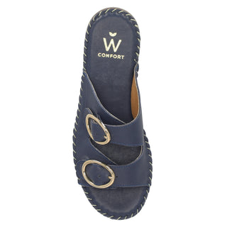 Zapato con Plataforma W CONFORT Wtolivier  Piel Color Azul