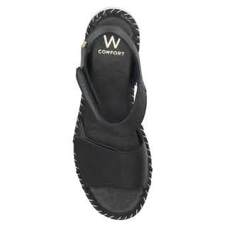 Zapato con Plataforma W CONFORT Wtsemper  Piel Color Negro