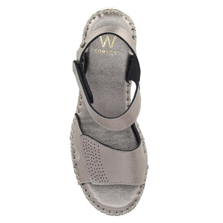 Zapato con Plataforma W CONFORT Wtsemper  Piel Color Metalico