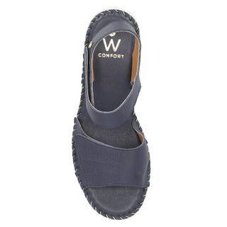 Zapato con Plataforma W CONFORT Wtsemper  Piel Color Azul