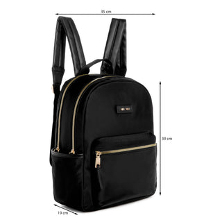 Mochila NINE WEST Ngy139433 Byron Sintetico Color Negro