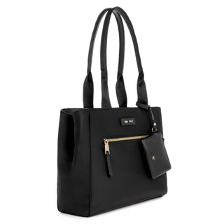 Bolsa Tote NINE WEST Ngy139424 Byron Sintetico Color Negro