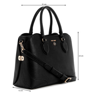 Bolsa de Mano NINE WEST Ngb139806 Brecken Sintetico Color Negro