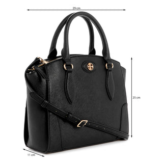 Bolsa de Mano NINE WEST Ngs139306 Innes Sintetico Color Negro