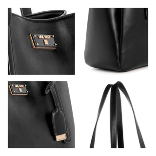 Bolsa Tote NINE WEST Ngn137323 Leonel Sintetico Color Negro