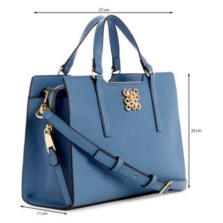 Bolsa de Mano NINE WEST Ngx139706 Shiloh Sintetico Color Azul