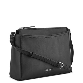 Bolsa Crossbody NINE WEST Nym558269 Bowie Sintetico Color Negro