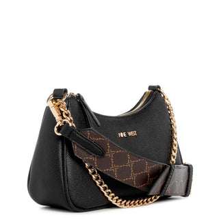 Bolsa tote NINE WEST Ngx139273 Bona Sintetico Color Negro