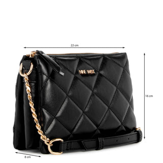 Bolsa Crossbody NINE WEST Ngq512369 Mirabella Sintetico Color Negro