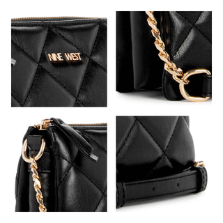 Bolsa Crossbody NINE WEST Ngq512369 Mirabella Sintetico Color Negro