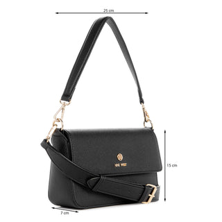 Bolsa Shoulder NINE WEST Ngx540920  Sintetico Color Negro