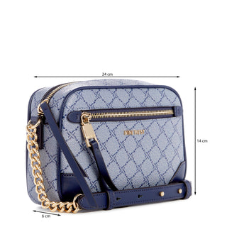 Bolsa Crossbody NINE WEST Nlg108514 Brooklyn Sintetico Color Azul