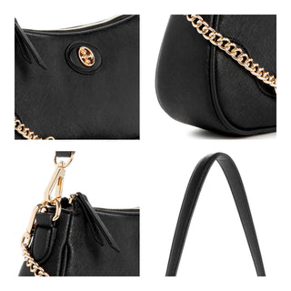 Bolsa tote NINE WEST Ngs139373 Innes Sintetico Color Negro