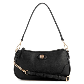 Bolsa tote NINE WEST Ngs139373 Innes Sintetico Color Negro