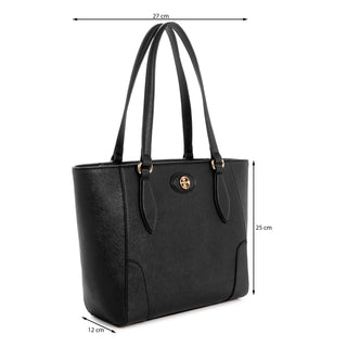 Bolsa Tote NINE WEST Ngs139322 Innes Sintetico Color Negro