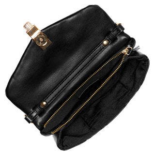 Bolsa tote NINE WEST Ngq140078 Isa Sintetico Color Negro