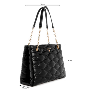 Bolsa de Mano NINE WEST Ngq139523 Leini Sintetico Color Negro