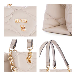 Bolsa de Mano NINE WEST Ngq139505 Leini Sintetico Color Beige