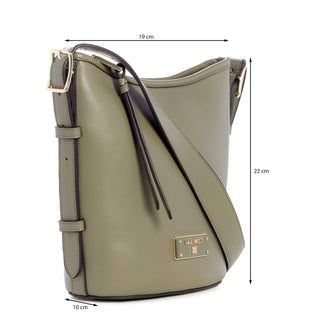 Bolsa Crossbody NINE WEST Ngn137304 Leonel Sintetico Color Verde