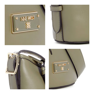 Bolsa Crossbody NINE WEST Ngn137304 Leonel Sintetico Color Verde