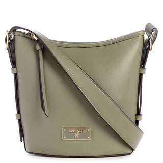 Bolsa Crossbody NINE WEST Ngn137304 Leonel Sintetico Color Verde