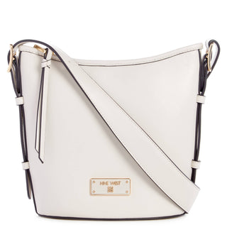 Bolsa Crossbody NINE WEST Ngn137304 Leonel Sintetico Color Blanco