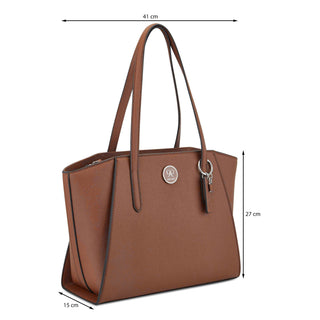 Bolsa Tote NINE WEST Nys516624 Natala Sintetico Color Cafe