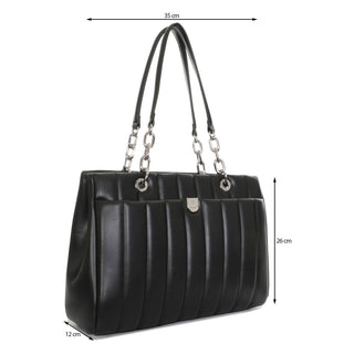 Bolsa Shoulder NINE WEST Nyq141223  Sintetico Color Negro