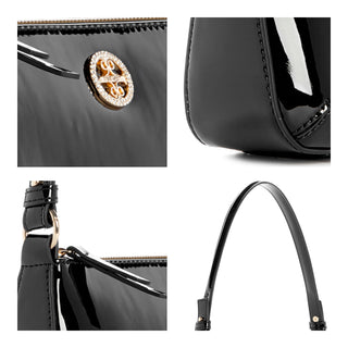 Bolsa Shoulder NINE WEST Ngp141418  Charol piel Color Negro