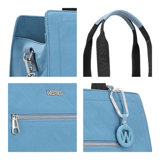 Bolsa de Mano WESTIES Hbassetouwe Barnabe Textil Color Azul